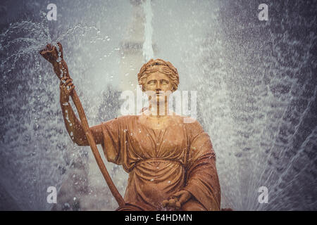 Reine, fontaines ornementales du Palais d'Aranjuez, Madrid, Espagne.Site du patrimoine mondial par l'UNESCO en 2001 Banque D'Images