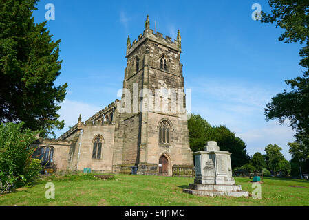 L'église paroissiale St Nicolas Warwickshire Nuneaton Banque D'Images