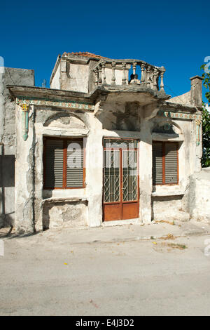Spanien, Rhodos, Embona, Bergdorf am fusse des 1215 mètres hohen Attaviros. Haustüre. Banque D'Images