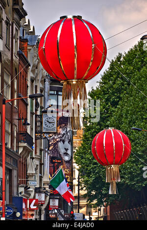 Chinatown fait partie de la zone de Soho la ville de Westminster Banque D'Images