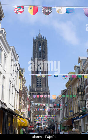 Cathédrale de Utrecht, Pays-Bas. Avec 112 mètres c'est la plus haute église d'Utrecht et également le plus haut bâtiment de la c Banque D'Images