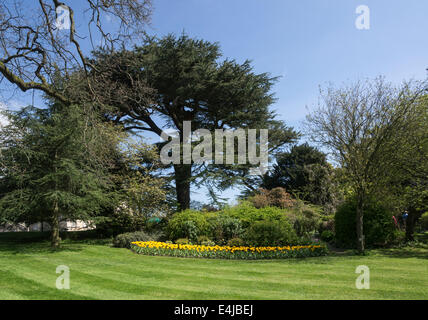 Les jardins de l'agent Burton Hall, North Yorkshire Banque D'Images