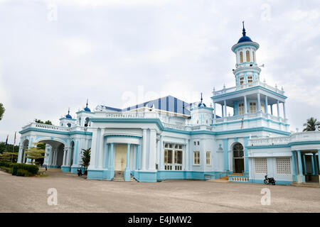 Mosquée Jamek Sultan Ibrahim à Muar (Malaisie). L'architecture de cette mosquée ont une forte influence britannique Banque D'Images