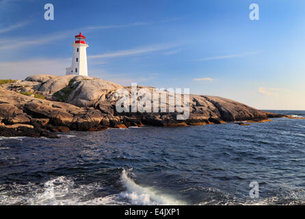 Le phare de Peggy Cove, Nova Scotia, Canada Banque D'Images