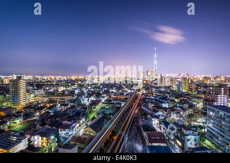 Tokyo, Japon cityscape Banque D'Images