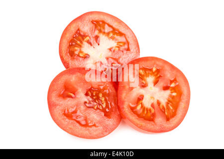 Les tranches de tomate, tomates Banque D'Images