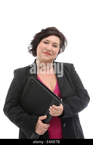 Friendly smiling businesswoman Banque D'Images