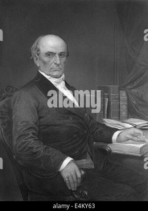 Daniel Webster, 1782 - 1852, un sénateur du Massachusetts Banque D'Images