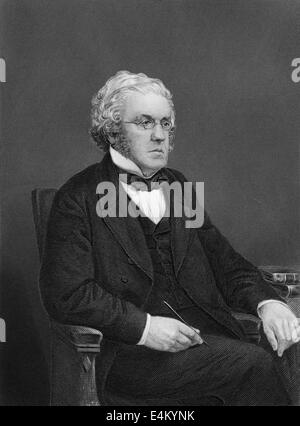 William Makepeace Thackeray, 1811 - 1863, un auteur anglais Banque D'Images