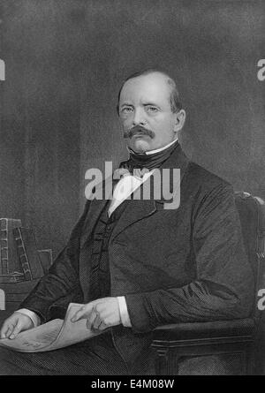 Otto Eduard Leopold von Bismarck-Schoenhausen, Prince de Bismarck, 1815-1898, Premier Ministre de Prusse et premier chancelier de Banque D'Images