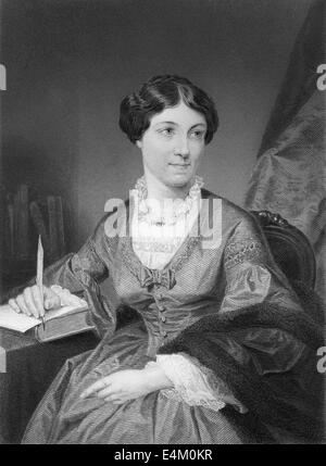 Harriet Martineau, 1802 - 1876, un théoricien social Anglais et écrivain Whig, Banque D'Images