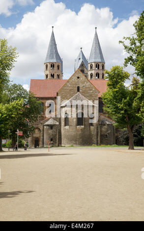 Église Notre Dame, Halberstadt, Sachsen-Anhalt, Allemagne Banque D'Images