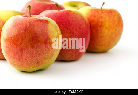 Plusieurs pommes braeburn mûrs Banque D'Images
