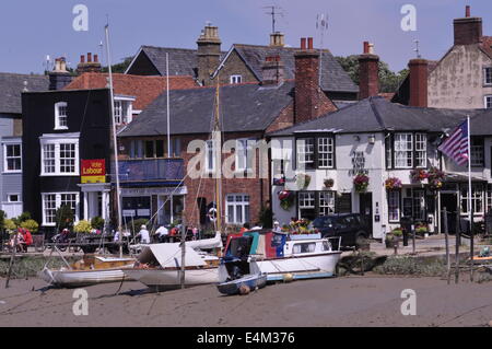 Wivenhoe sur la rivière Colne Essex Banque D'Images