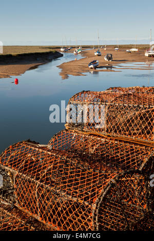 Wells-next-port de mer et l'estuaire, Norfolk, UK Banque D'Images