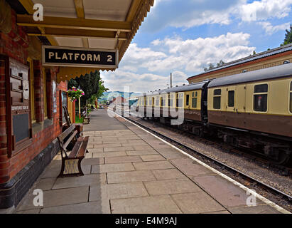 La gare de Toddington, Gloucestershire Banque D'Images