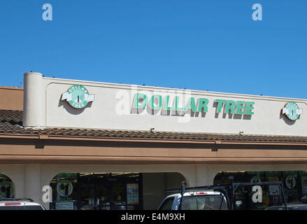 Dollar Tree store Californie Banque D'Images