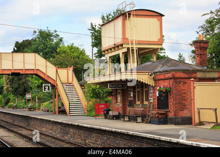 La gare de Toddington, Gloucestershire Banque D'Images