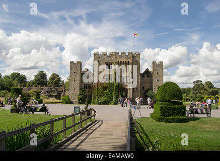 Le château de Hever dans le Kent, Angleterre. Banque D'Images