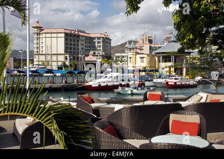 Le Labordonnais Waterfront Hotel 5 étoiles à Port Louis, Maurice Banque D'Images