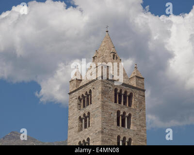 Église de Sant'Orso Aosta Banque D'Images