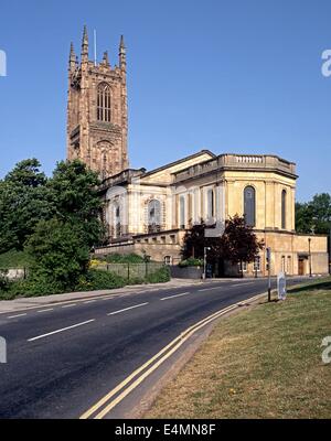 All Saints Cathedral, Derby, Derbyshire, Angleterre, Royaume-Uni, Europe de l'Ouest. Banque D'Images