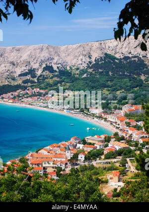 Baska île de Krk - Croatie Banque D'Images