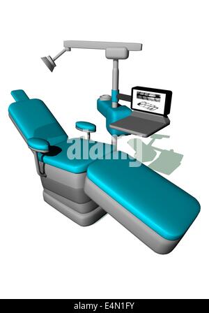 Fauteuil dentaire Banque D'Images
