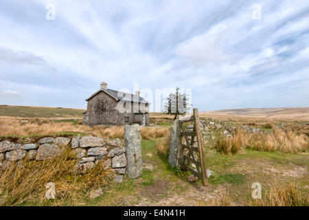 Version couleur, tourné une série de longs temps d'exposition des photos de la fabuleuse Nun's Cross Farm à Dartmoor Banque D'Images