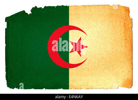 Algérie - Drapeau Grunge Banque D'Images