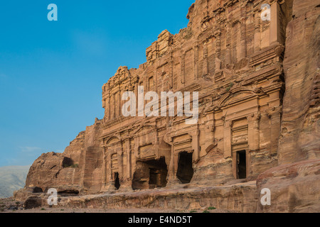 Le Palais tombe à Petra Jordanie moyen orient nabatéen Banque D'Images