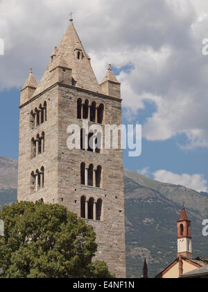 Église de Sant'Orso Aosta Banque D'Images