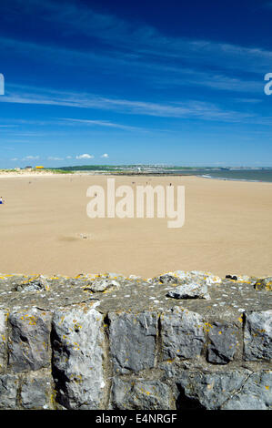 Sandy Bay, Porthcawl, dans le sud du Pays de Galles, Royaume-Uni. Banque D'Images