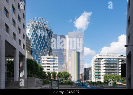 La défense économique et financière, dans la banlieue parisienne. La France. Banque D'Images