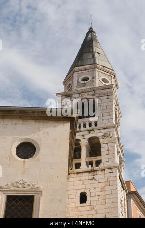 L'EUROPE, Croatie, Zadar, Église orthodoxe, clocher (1687) Banque D'Images