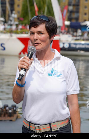 London, UK, 12/07/2014 : Dame Ellen MacArthur, Patricia DBE. Photo par Julie Edwards Banque D'Images