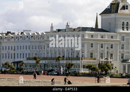 Face de l'hôtel St Georges à Llandudno North Wales Banque D'Images
