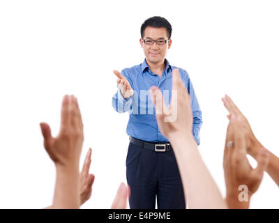 Enseignant de l'école d'Asie Banque D'Images