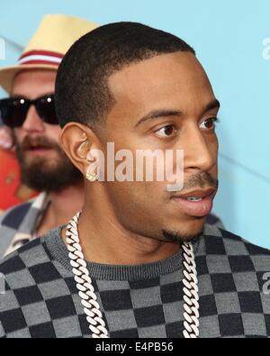 15 juillet 2014 - Los Angeles, Californie, États-Unis - Ludacris assiste à la première de Disney's ''avions : Fire & Rescue'' le 15 juillet 2014 au El Capitan Theatre de Los Angeles, Californie.USA.(Image Crédit : © TLeopold/Globe Photos/Zuma sur le fil) Banque D'Images