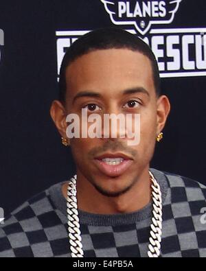 15 juillet 2014 - Los Angeles, Californie, États-Unis - Ludacris assiste à la première de Disney's ''avions : Fire & Rescue'' le 15 juillet 2014 au El Capitan Theatre de Los Angeles, Californie.USA.(Image Crédit : © TLeopold/Globe Photos/Zuma sur le fil) Banque D'Images