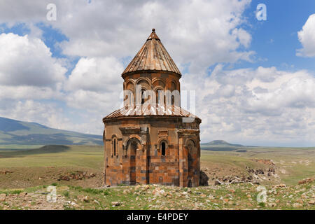 L'église de Saint Grégoire du Abughamrents Abukhamrents ou Kilisesi, ancienne capitale arménienne Ani, Kars, Route de la soie Banque D'Images