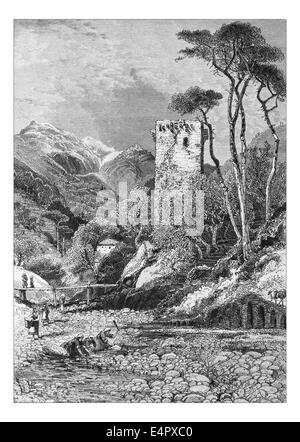 Près de San Remo Illustration de 'les îles britanniques - Cassell Petter Galpin et pittoresque partie 8 l'Europe. L'Europe était un pittoresque illustré Ensemble de magazines publiés par Cassell, Petter, Galpin & Co. de Londres, Paris et New York en 1877. Les publications touristiques représenté en Europe hante, avec des descriptions de texte et de l'acier et de gravures sur bois par d'éminents artistes de l'époque, tels que Harry Fenn, William H J Boot, Thomas C. L. Rowbotham, Henry T. Green , Myles B. Foster, John Mogford , David H. McKewan, William L. Leitch, Edmund M. Wimperis et Joseph B. Smith. Banque D'Images