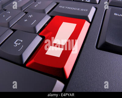 Photo d'un clavier avec des symboles de nice. Banque D'Images