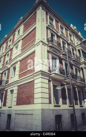 Coin, l'image de la ville de Madrid, son architecture caractéristique Banque D'Images