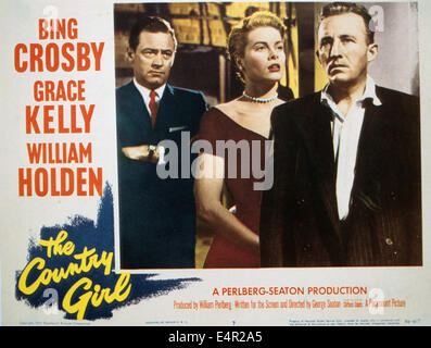 La COUNTRY GIRL 1954 film Paramount avec de l : William Holden, Grace Kelly et Bing Crosby Banque D'Images