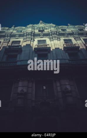 En s'appuyant sur les réformes, l'image de la ville de Madrid, son architecture caractéristique Banque D'Images