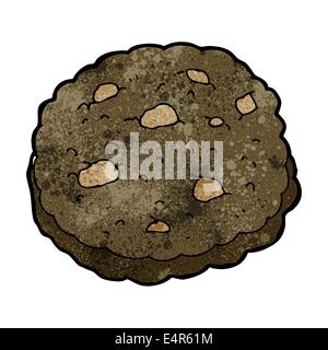 Chocolate chip cookie cartoon Illustration de Vecteur