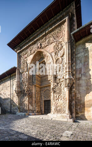 Portail d'entrée, ou grande mosquée de Divriği Divrik, Anatolie, Turquie Banque D'Images