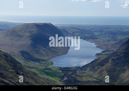 Sur grand gable dans le lake district.rock Banque D'Images