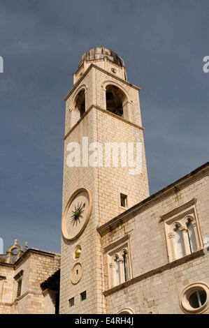 L'EUROPE, Croatie, Dubrovnik, Tour de l'horloge Banque D'Images